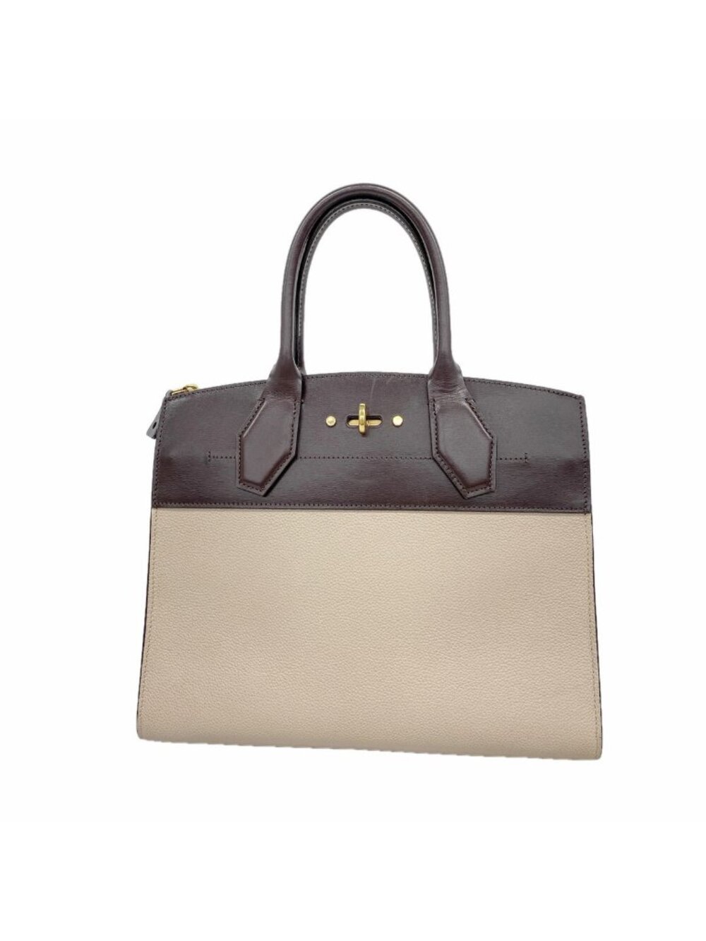 Louis Vuitton Handbag City Steamer Beige